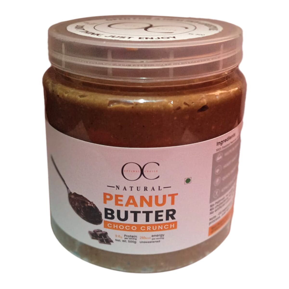 OC Natural Choco Crunch peanut butter 500g at Rs 449 (was Rs 799), 44% off