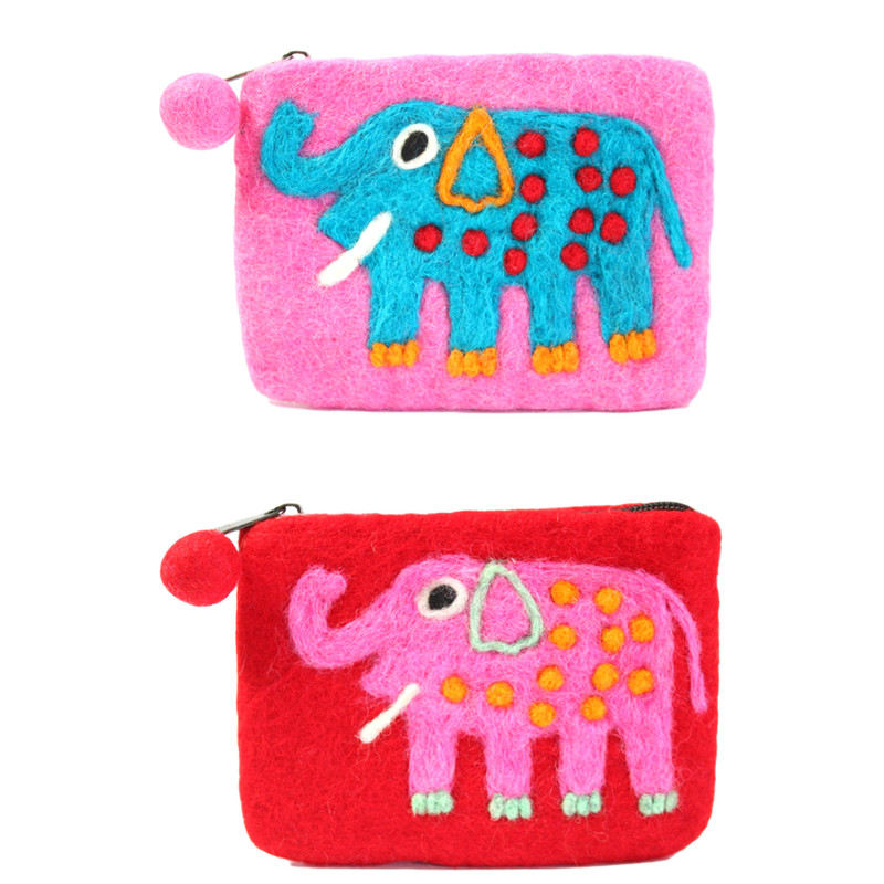purse with elephant design