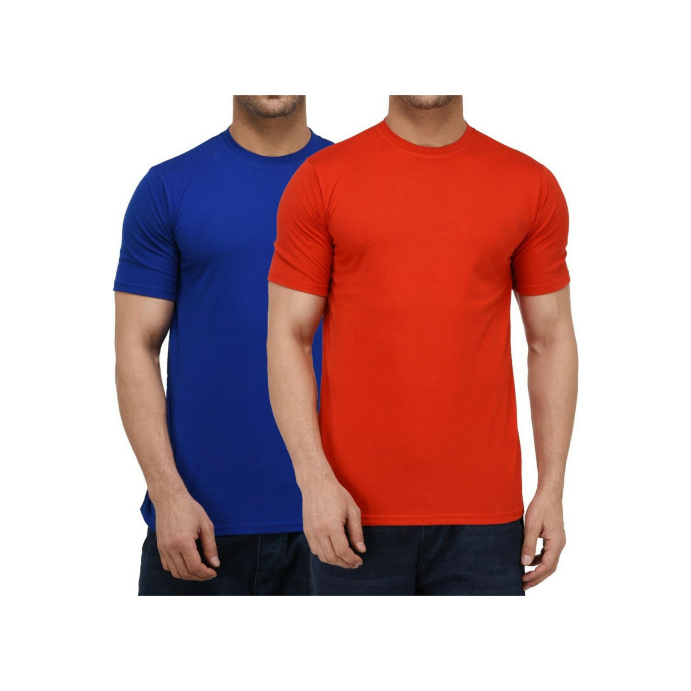 Cotton Plain Premium Round Neck T-Shirt 