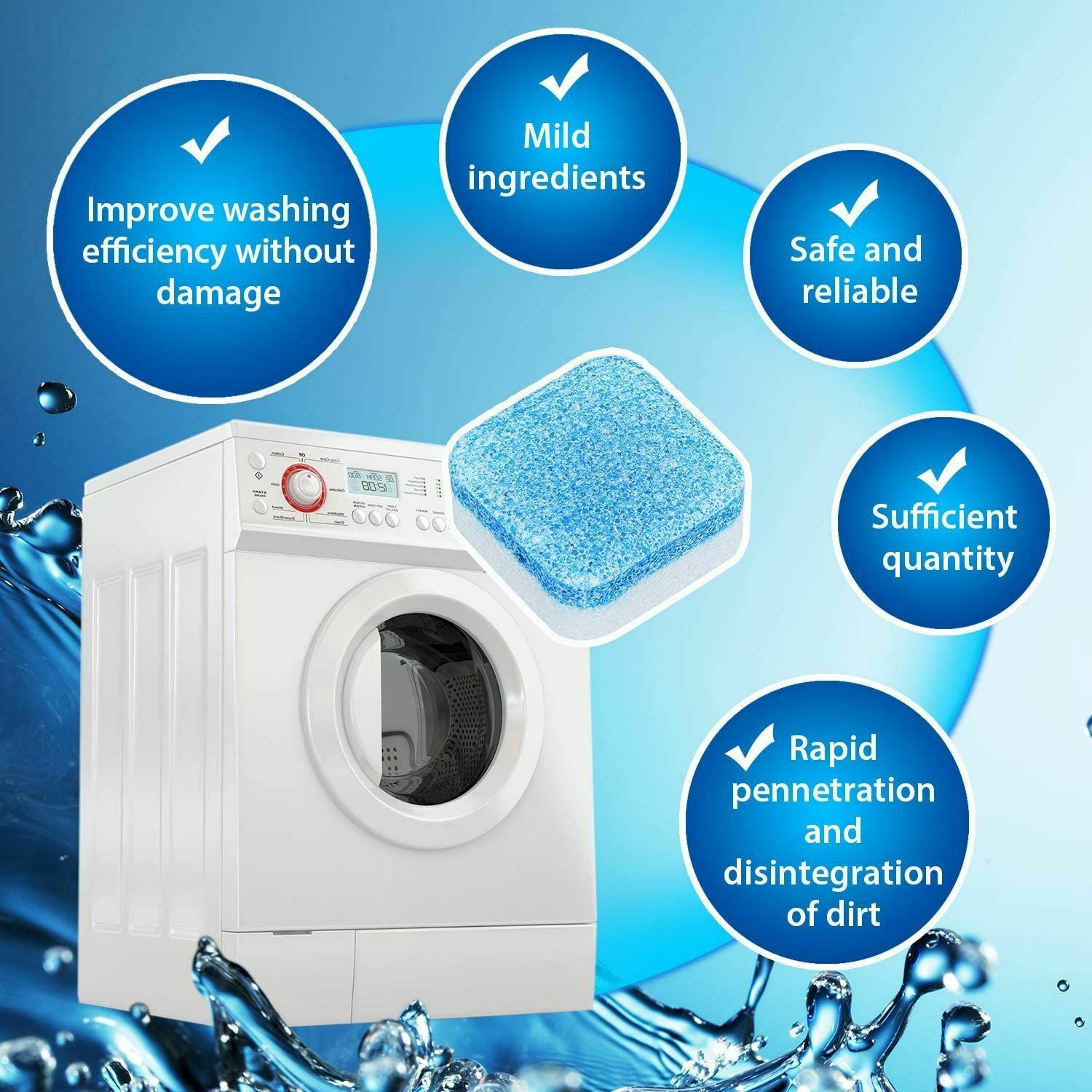 ▷ Washing machine cleaner tablets 12 Pcs - Washing Tablets » Murzl