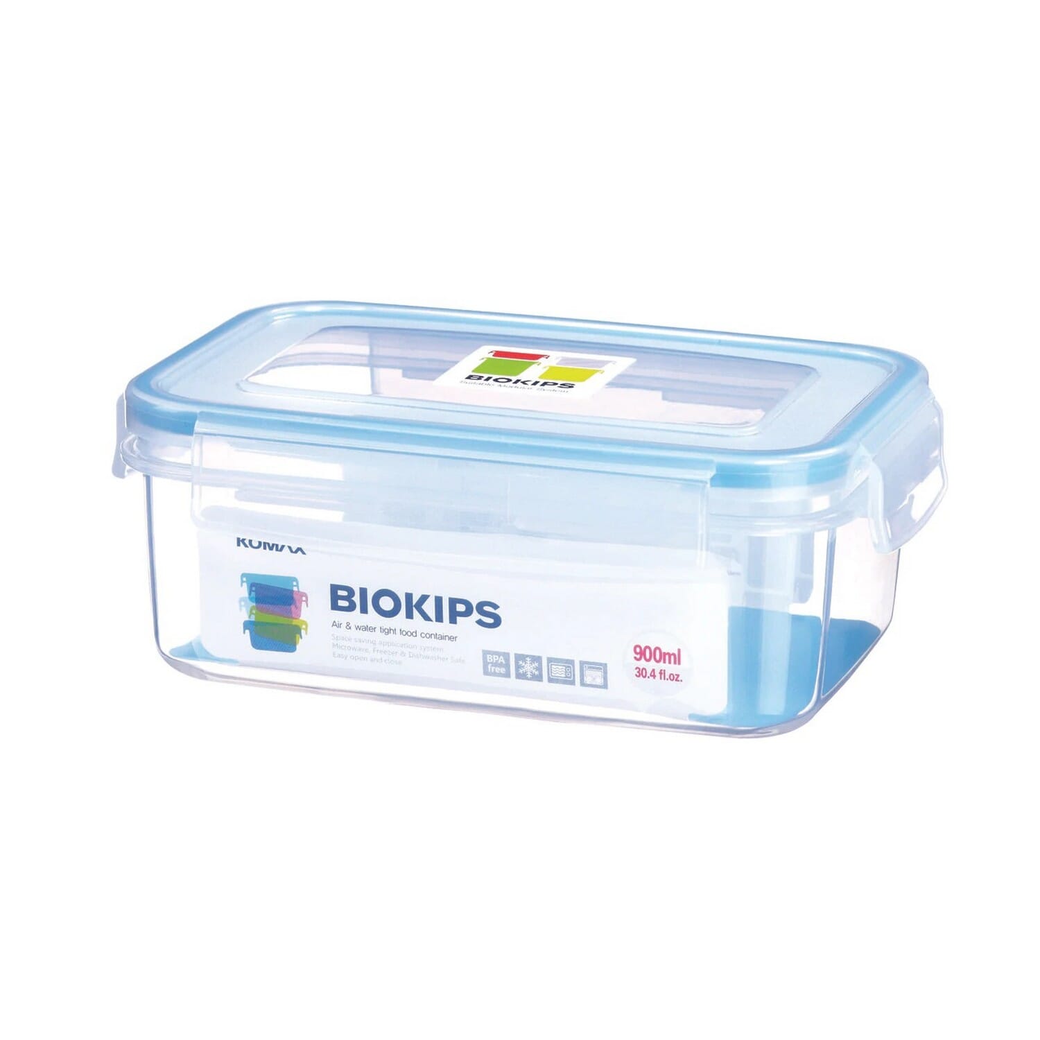 Komax Biokips Plastic Food Storage Container / Lunch Box 1.1L