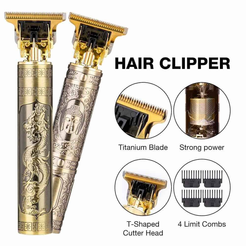 Professional Hair Trimmer for Men With Precision Blades (Vintage T9)