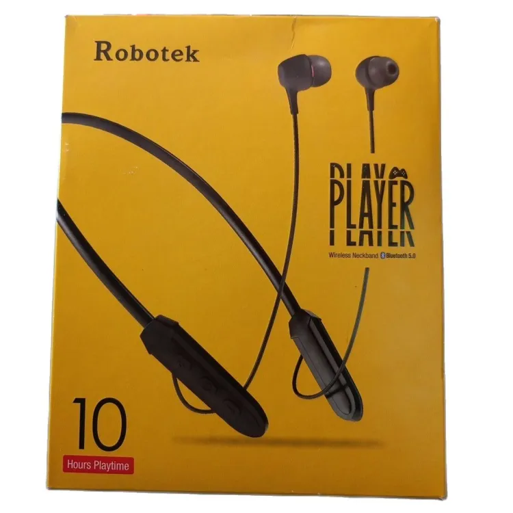 Robotek 10 Hours Playtime Wireless Neckband Earphone