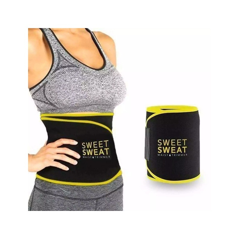 Sweet Sweat Waist Trimming Abdomen Hot Body Slimming Belt - Color Assorted