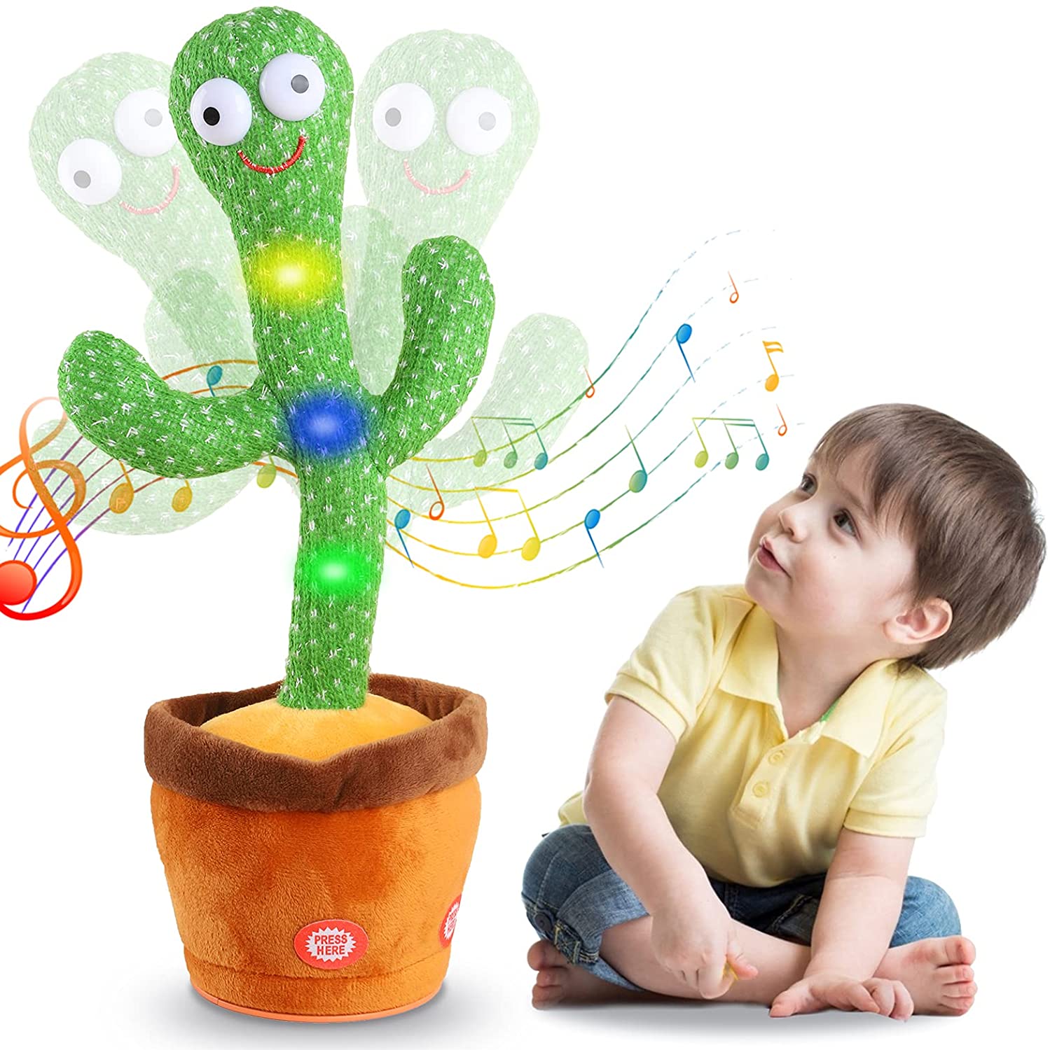 dancing cactus with music