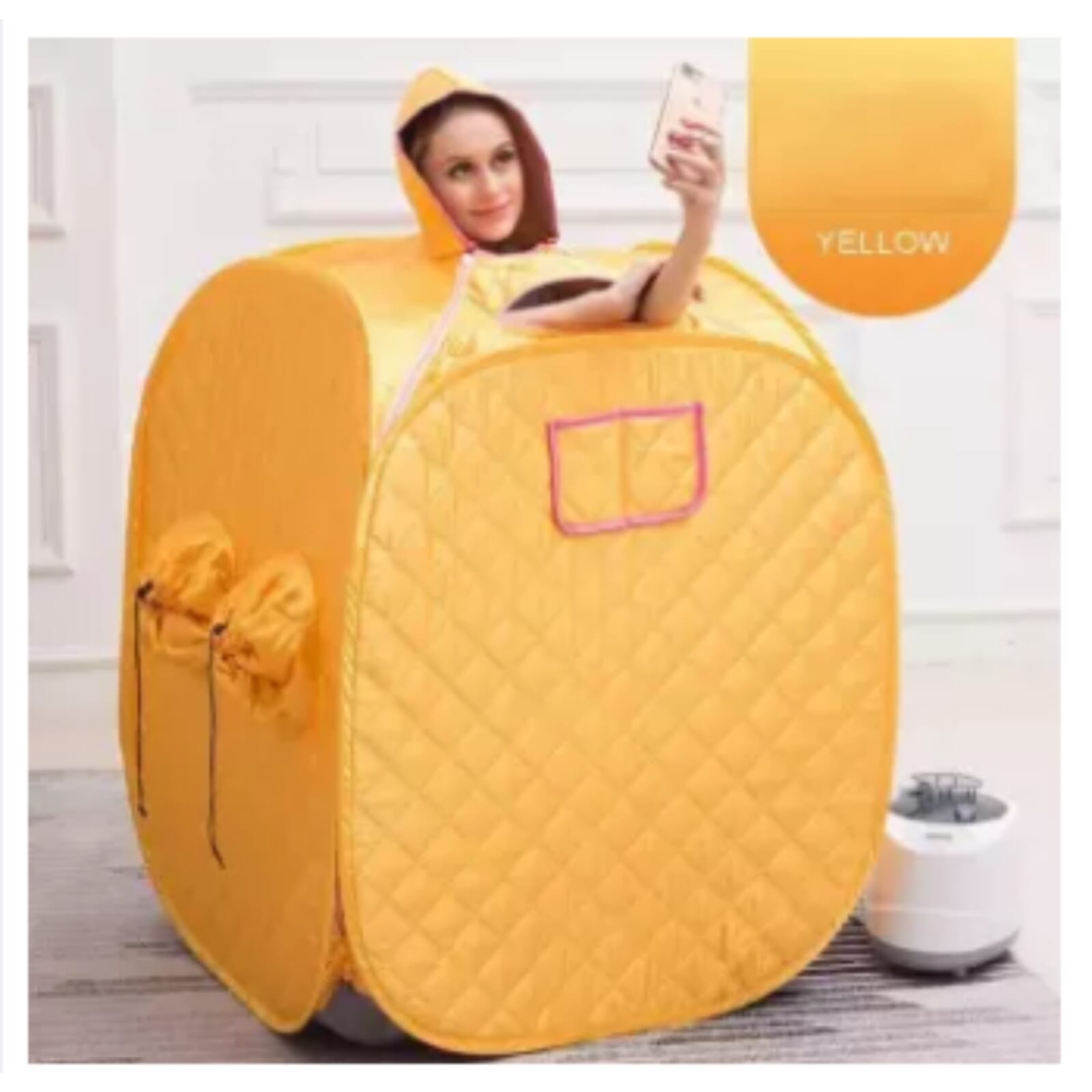 Steam Sauna Portable SPA Room Home Bath Tent Full Body Slimming Detox Weight Los