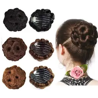 Hair Bun Bands Extension For Women And Girls Buy Online At Best