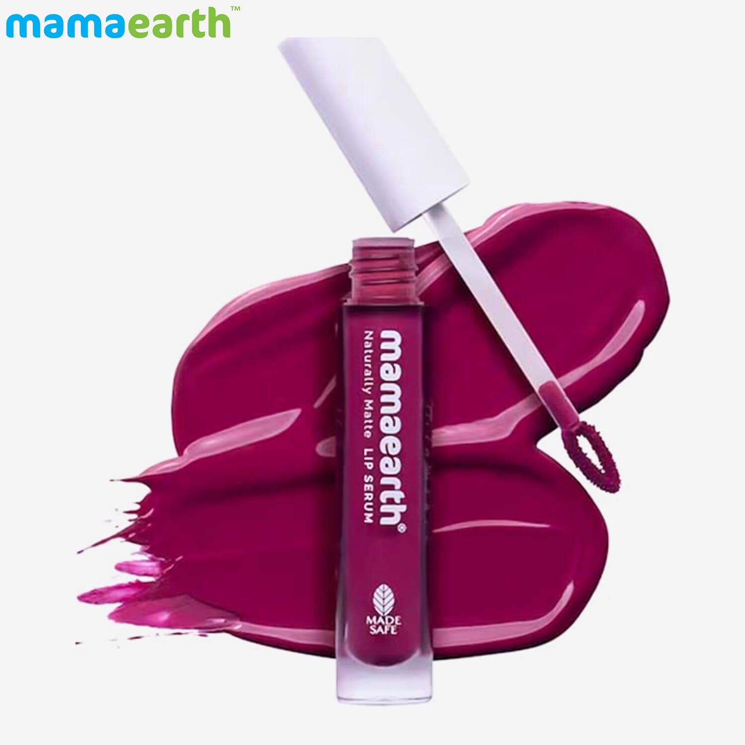 mamaearth Naturally Matte Liquid Lipstick - 3 ml Berryddict Magenta