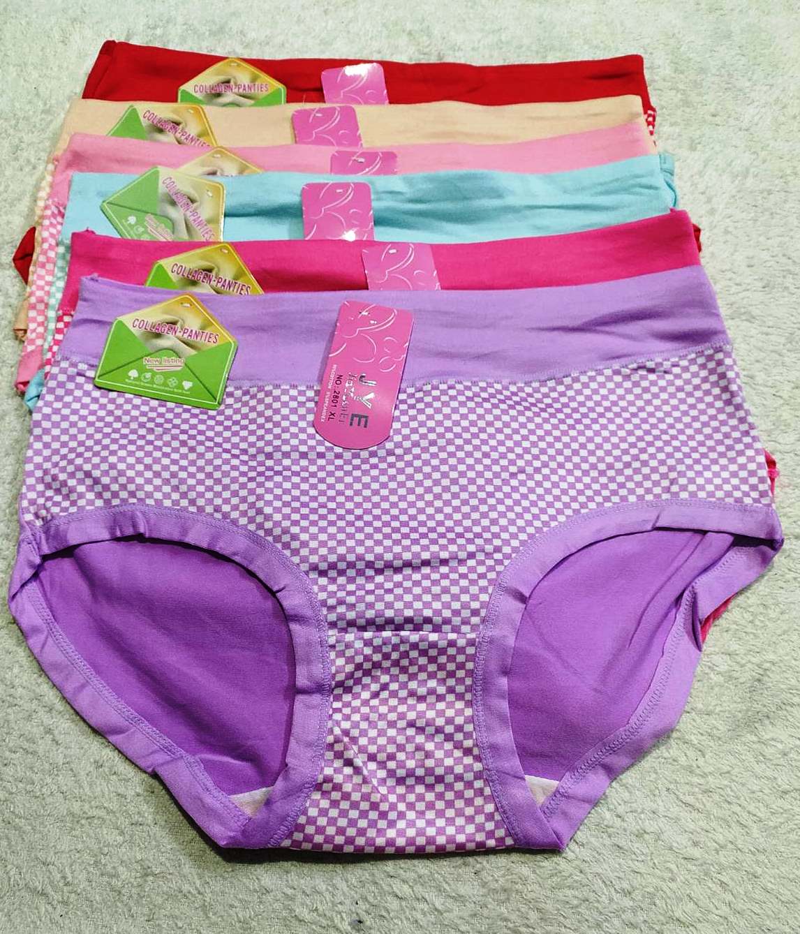 Bundle Of 6 Pieces XL Size Cotton Panties (Underwear) For Women (Best For  32 Inches To 36 Inches)