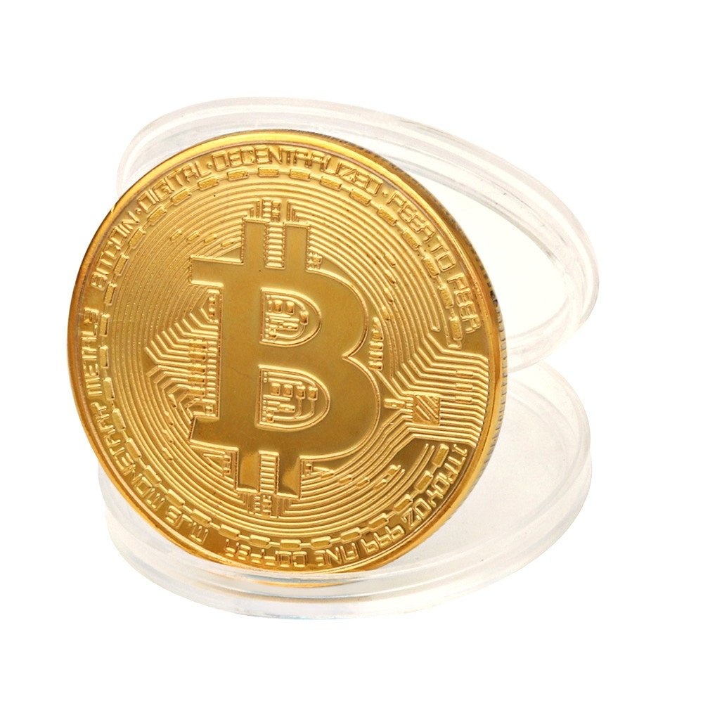 1X Gold/Sliver Plated Bitcoin Coin Collectible Gift BTC Coin Art Collection  Physical | Daraz.com.np