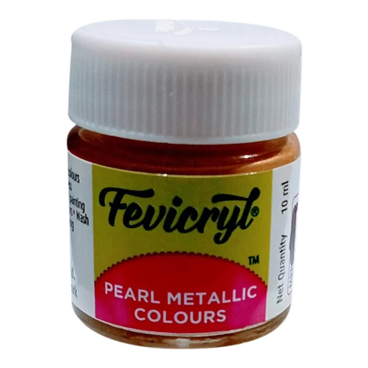 Fabric Paint (Fevicryl) Gold 10ml