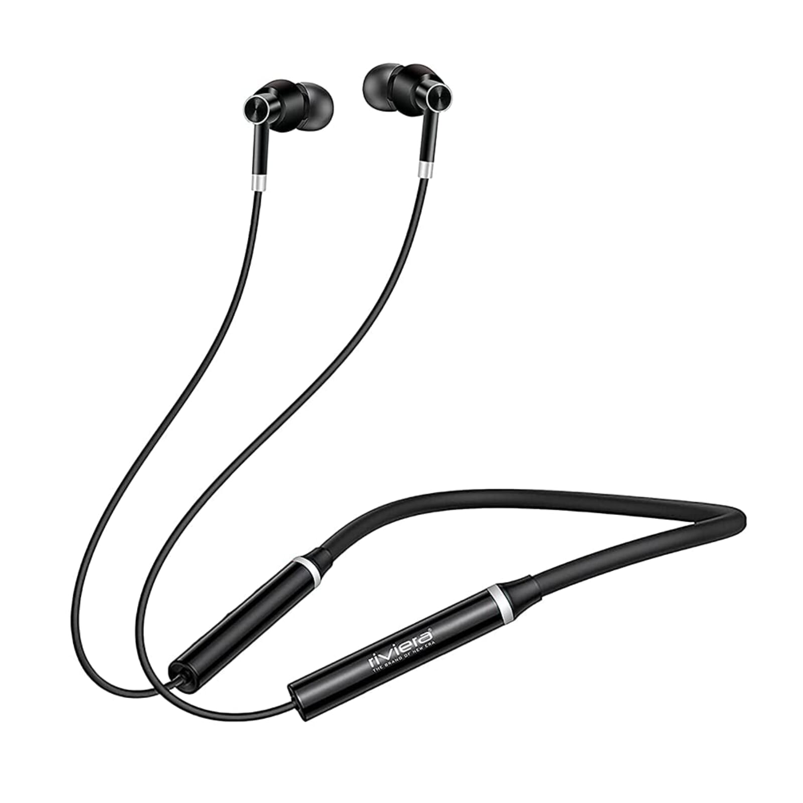 Riviera RNB 01 Bluetooth Neckband 22 Hours Music Playtime in-Ear Wireless Earpho