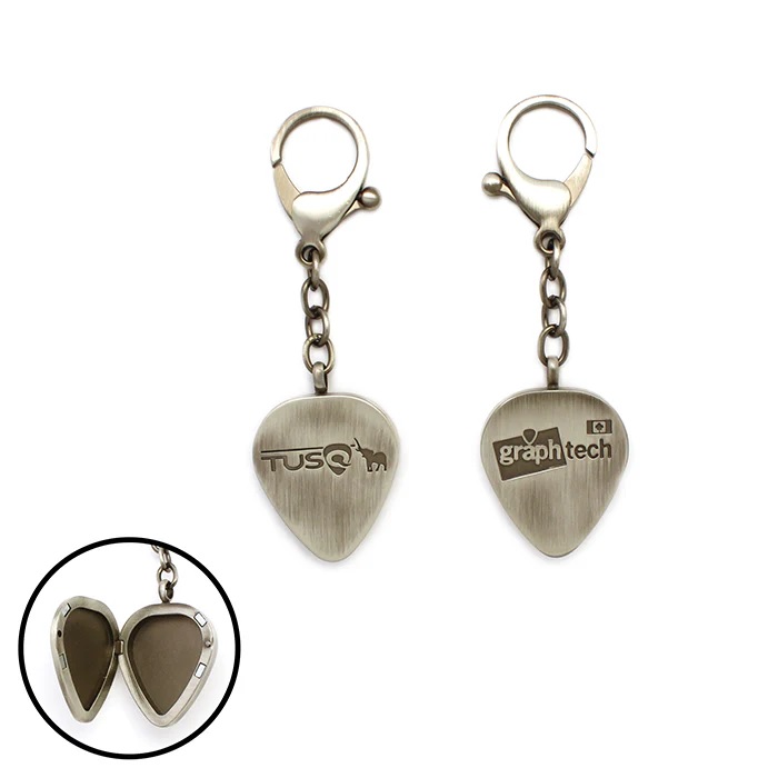 Graph Tech Locket Keychain for TUSQ Standard & Tear Drop Picks - Pick Holder