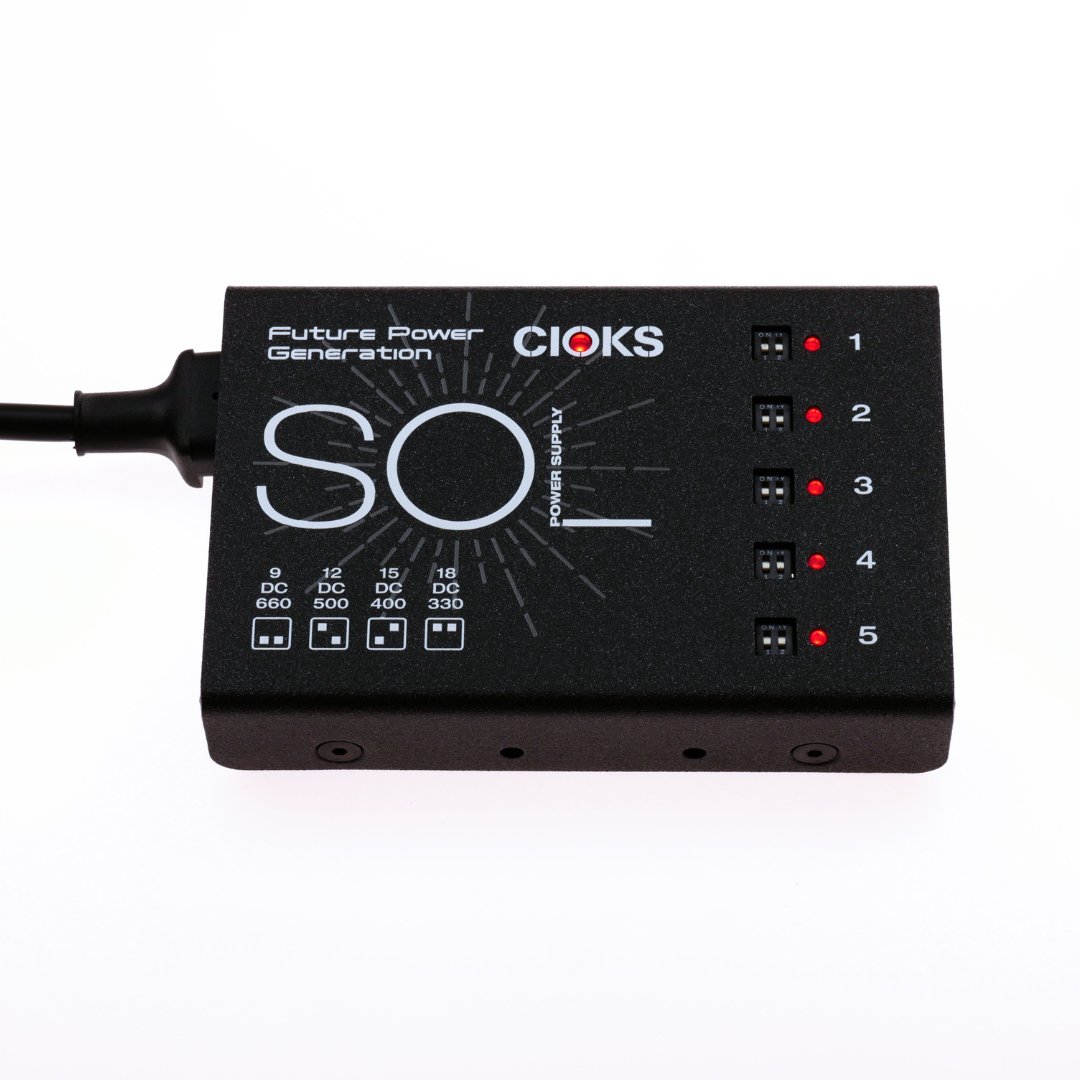 CIOKS SOL Pedal Power Supply - 5 Isolated Outputs