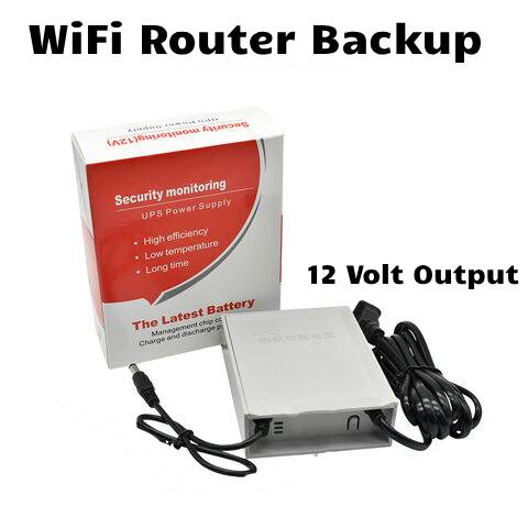 12V UPS Battery Backup For WiFi Router, Modem, And Security Camera