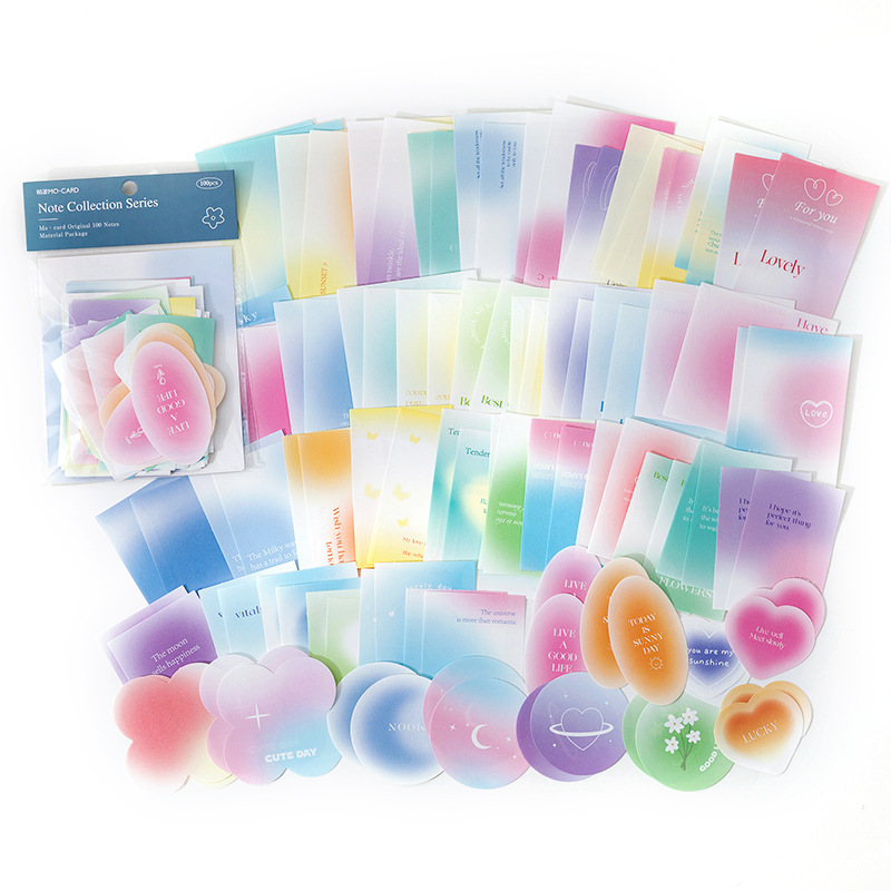 RHS Online 100PCS Notes Collection Series Memo Pad Diary Journal ...