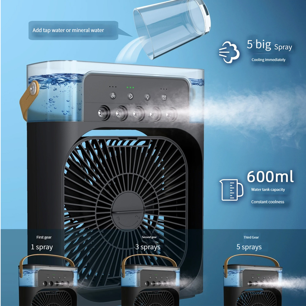 Portable USB Powered Air Cooler Desktop Cooler, Air Conditioning