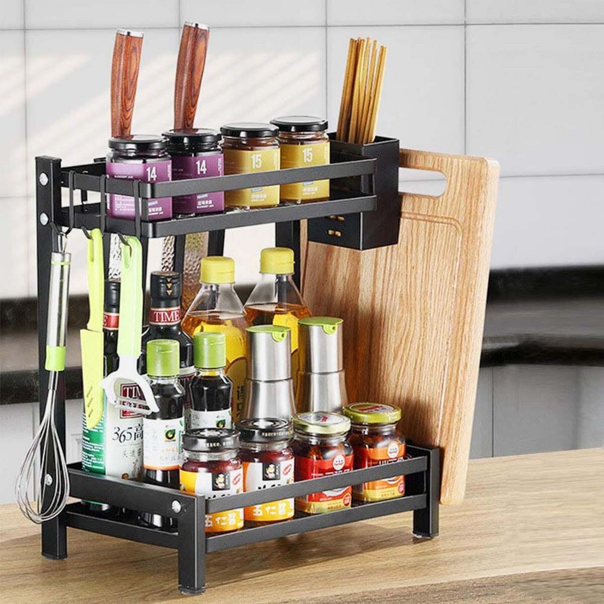 Spice rack store stainless steel