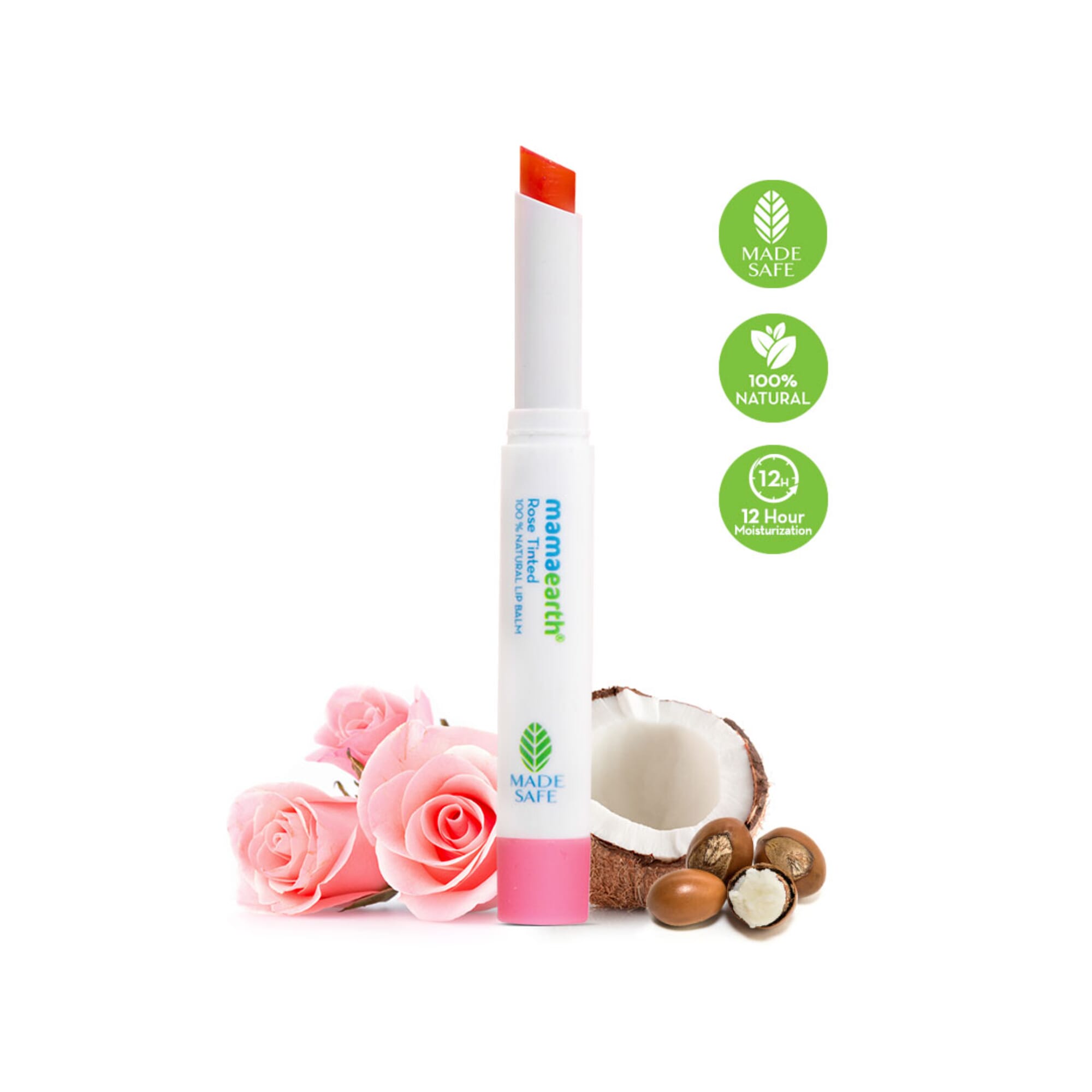 mamaearth vitamin c tinted lip balm Mamaearth Vitamin C Tinted 100% Natural Lip Balm