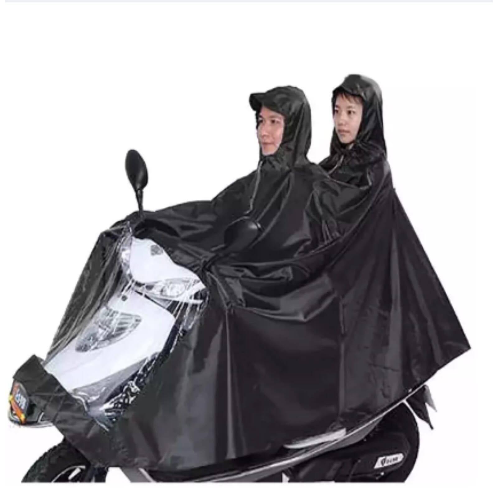 Double Layer Waterproof Bike Raincoat With Carry Bag