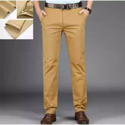 Regular Fit Custom Color Mens Plain Cotton Formal Pant Manufacturer, Flat  Trousers