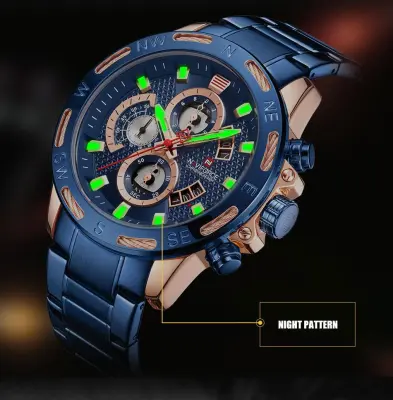 Naviforce on sale chronograph watch