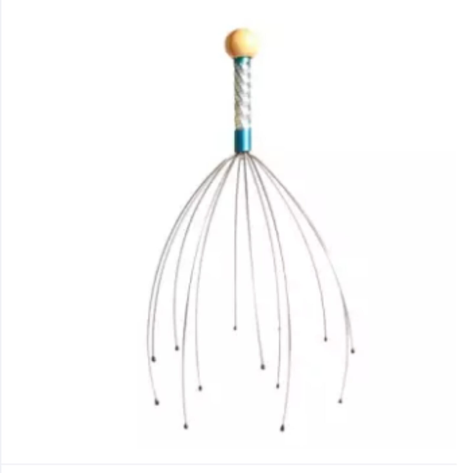 Metal Octopus-Shaped Scalp Head Massager Scratcher