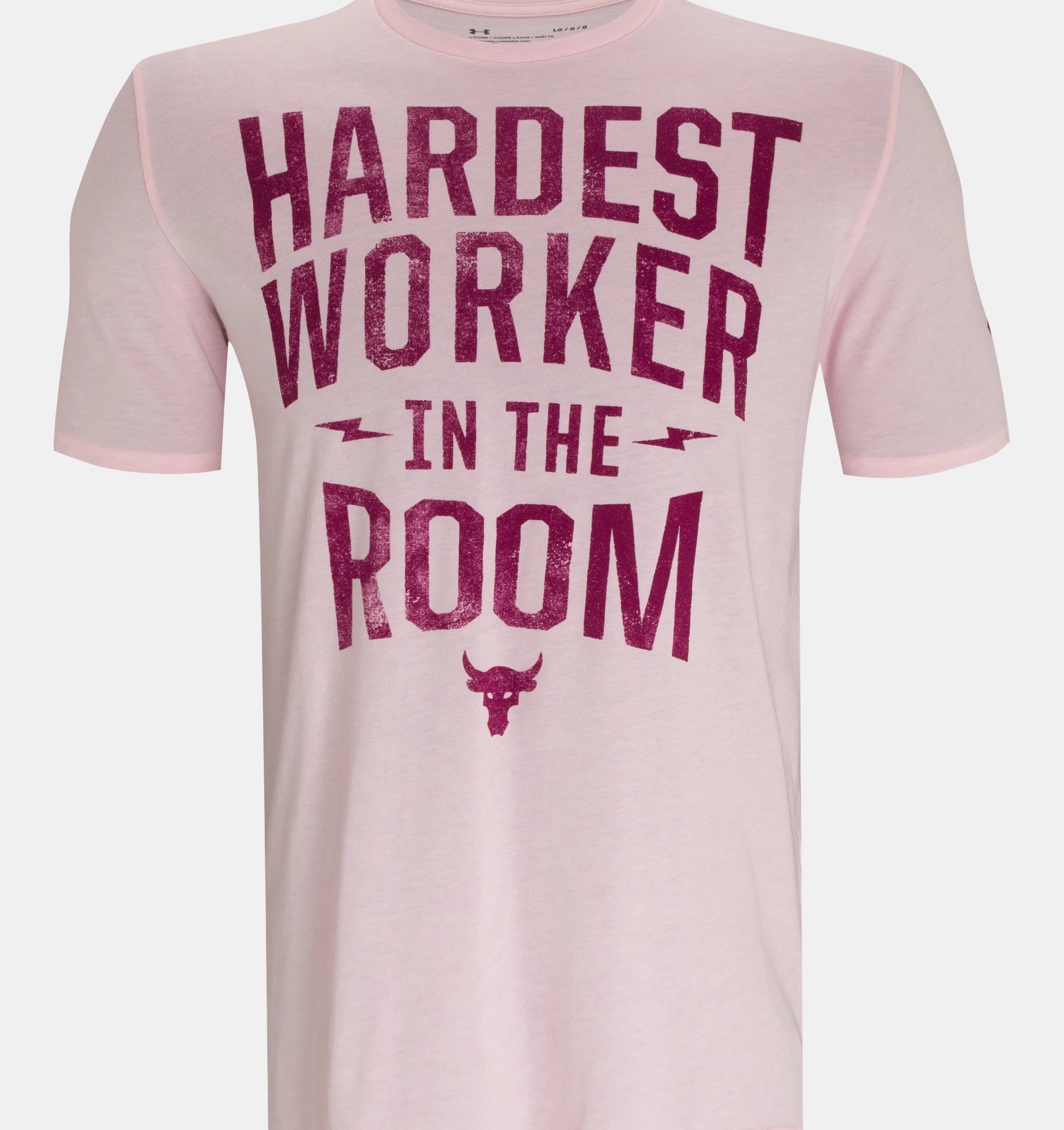Under Armour Pink Project Rock Hardest 