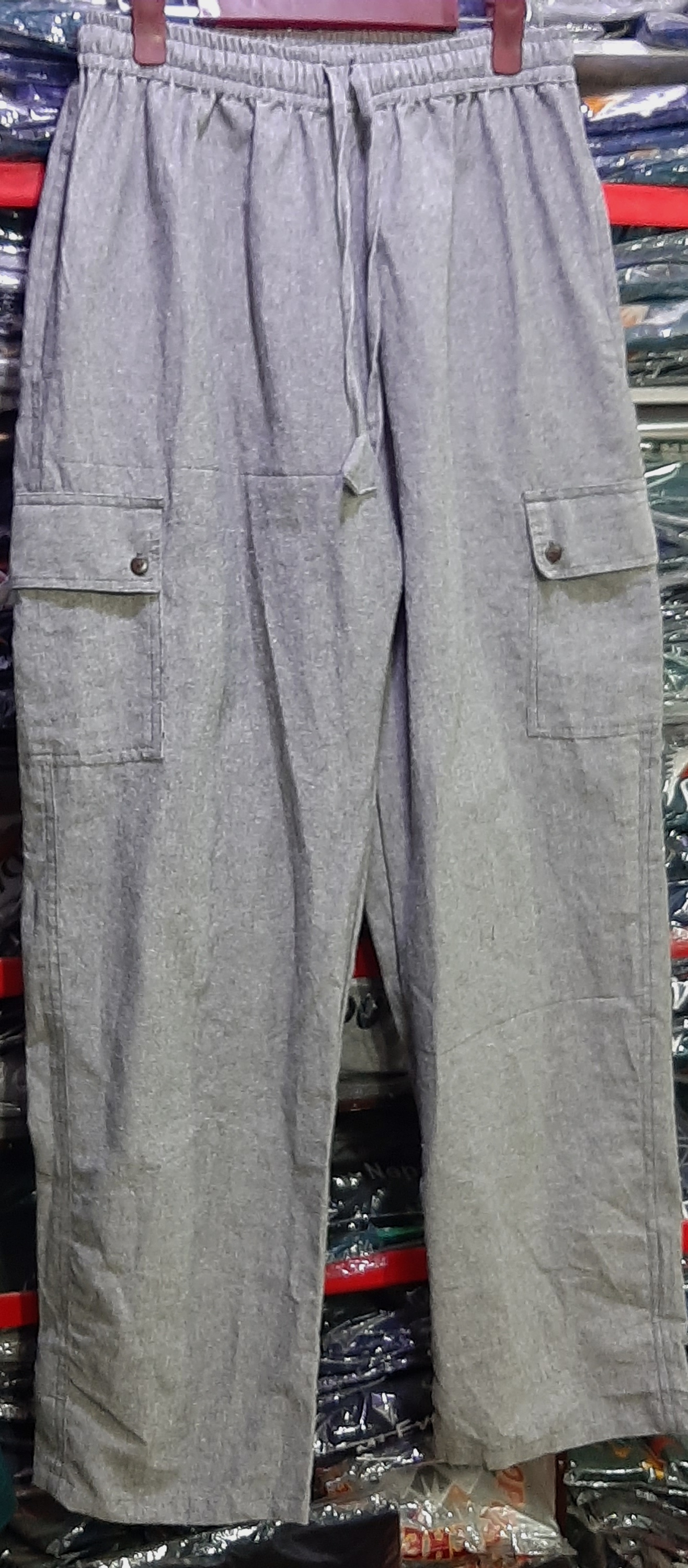 box pocket pants