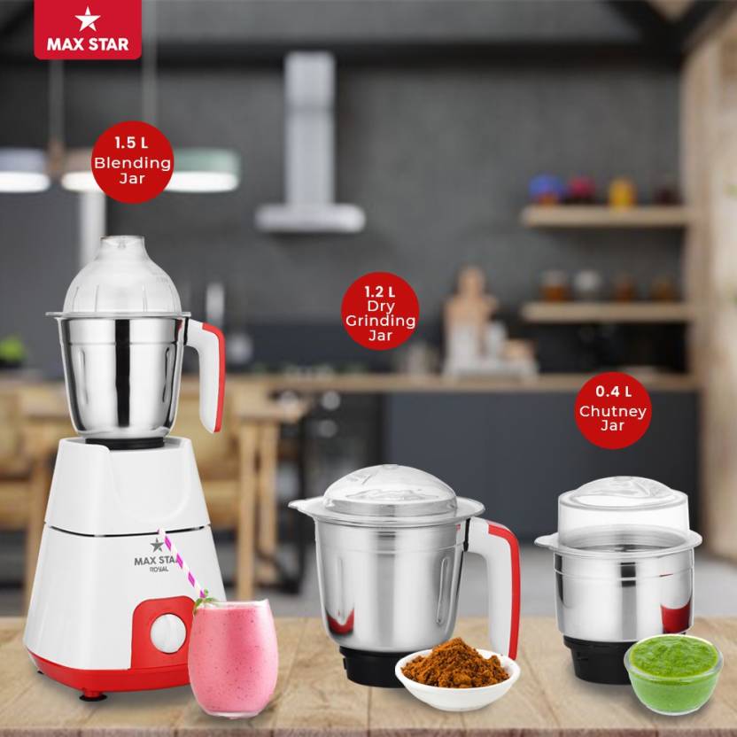 max star mixer grinder price