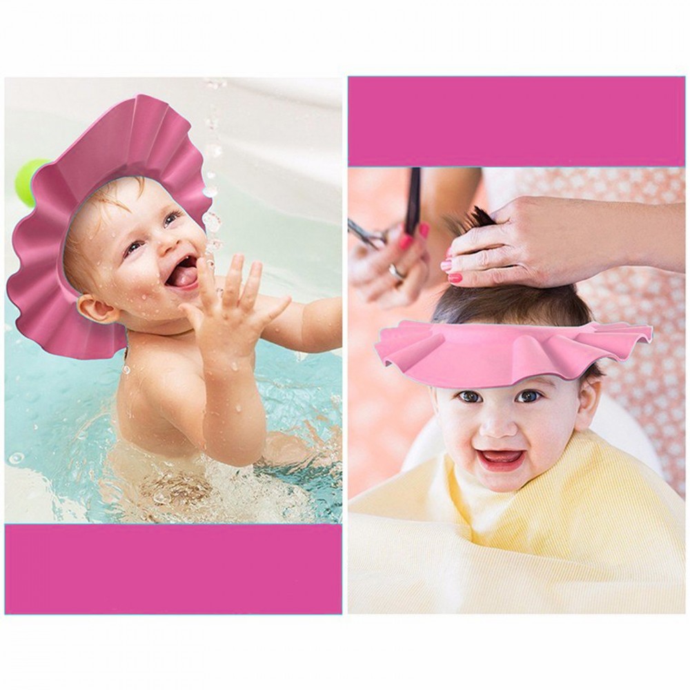 Baby Shower Cap For Children (Pink Color)