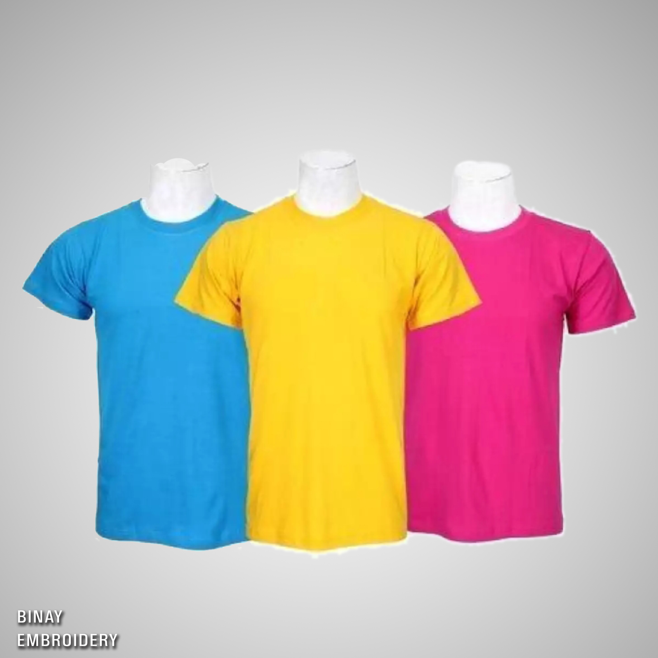 Combo of 3 Pcs Plain T-Shirt For Women 